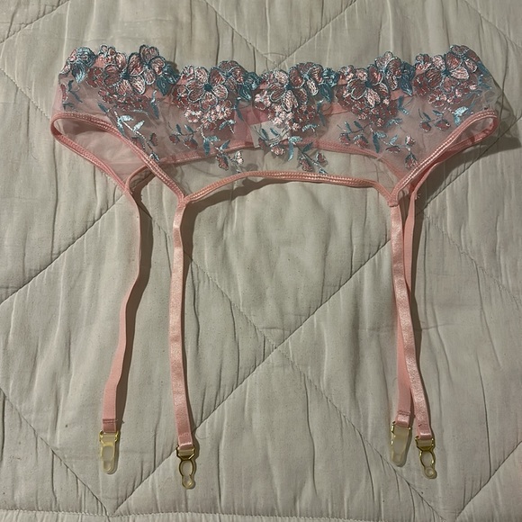 *NEW* Plus size lingerie set pink and blue 1X - Picture 10 of 12